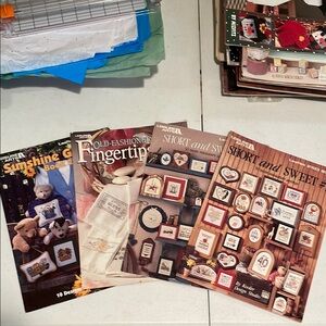 Leisure Arts Cross Stitch Pattern Books